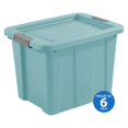 thumbnail image 1 of Sterilite Boîte Robuste 68 L- Teal- 6 Pk, 1 of 1
