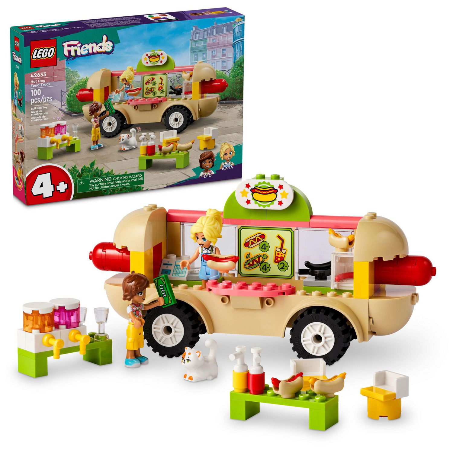 LEGO® Friends - Le Camion à jus, Jouet pour Fille et Garçon 4 Ans