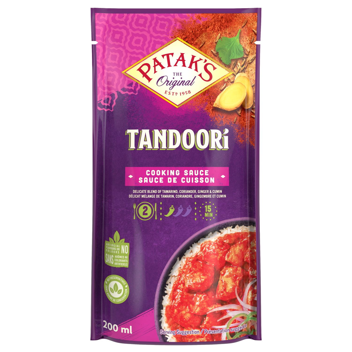 Patak's Tandoori Sauce for Two Walmart Canada