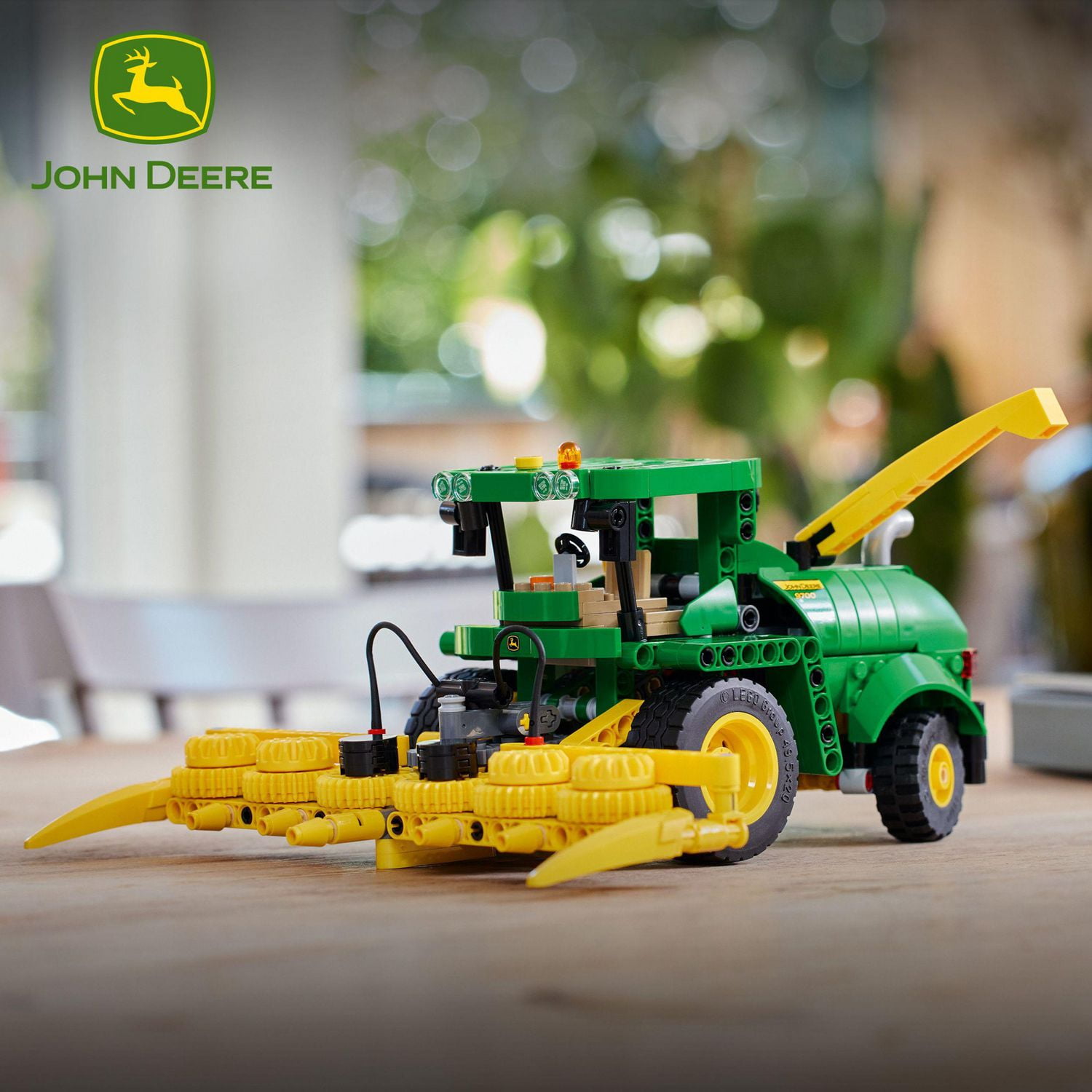 LEGO Technic John Deere 9700 Forage Harvester Tractor Toy Buildable Farm Toy for Imaginative Play Kids Truck Gift for Boys and Girls Ages 9 and Up who Love Farming Vehicles 42168 Includes