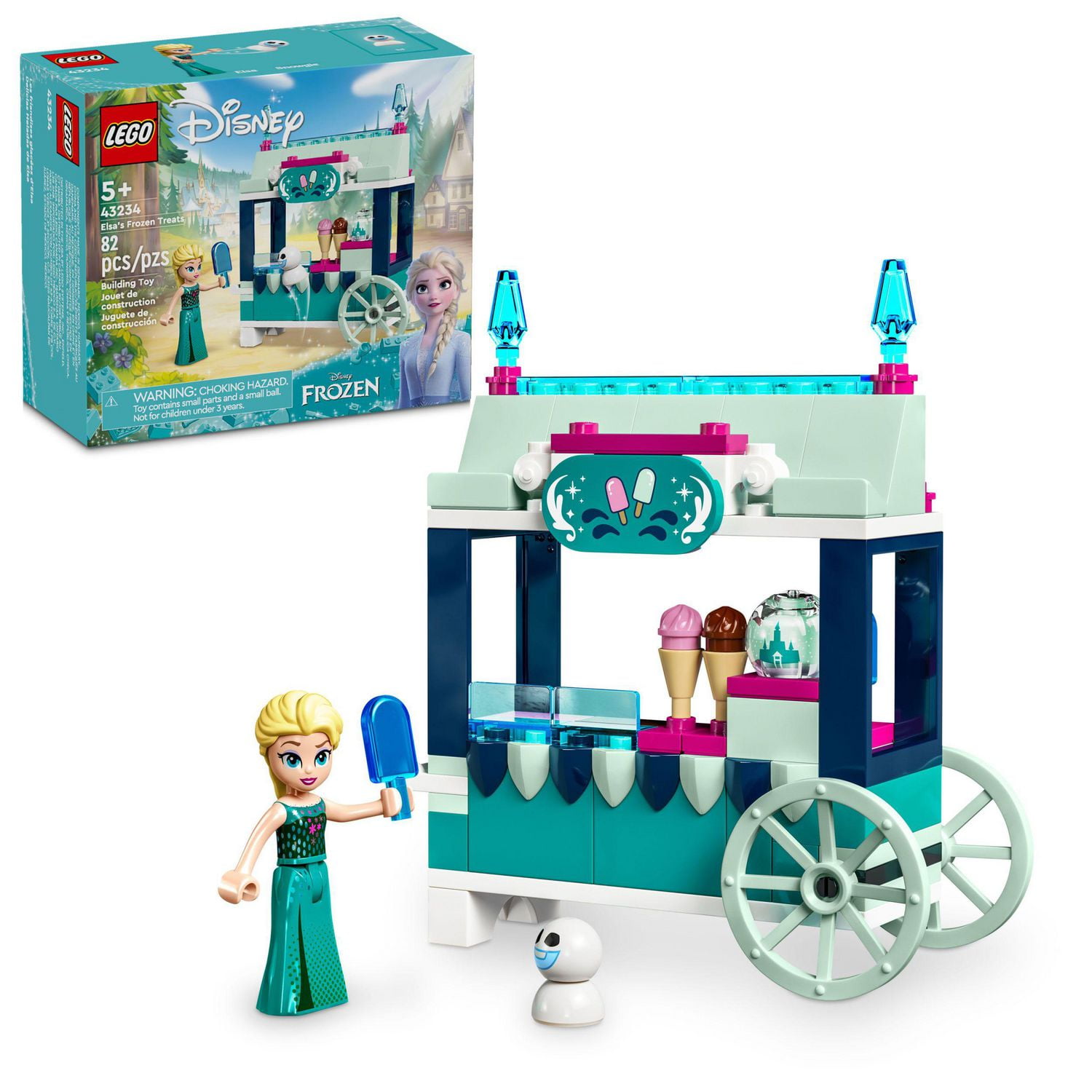 Disney Frozen Anna and Elsa's Magical Carousel Building Toy Set, 1