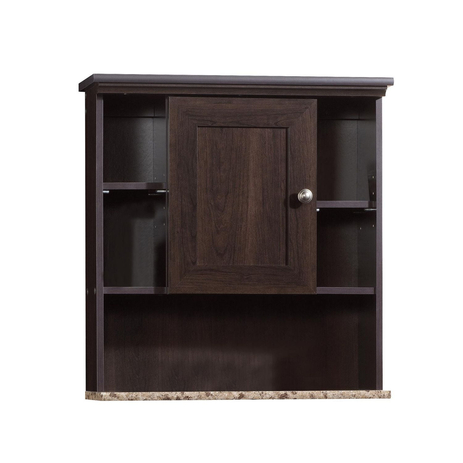 Sauder Bath Wall Cabinet Cinnamon Cherry 414059 Sauder Bath Wall Cabinet