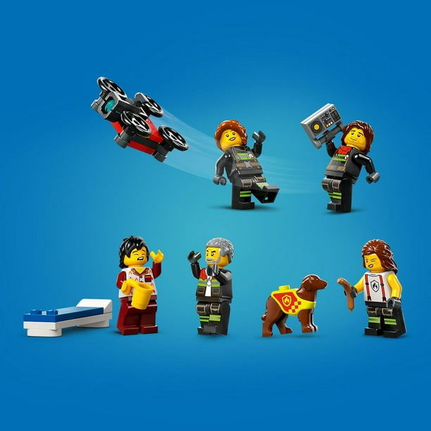 LEGO 60375 - La caserne et le camion des pompier…