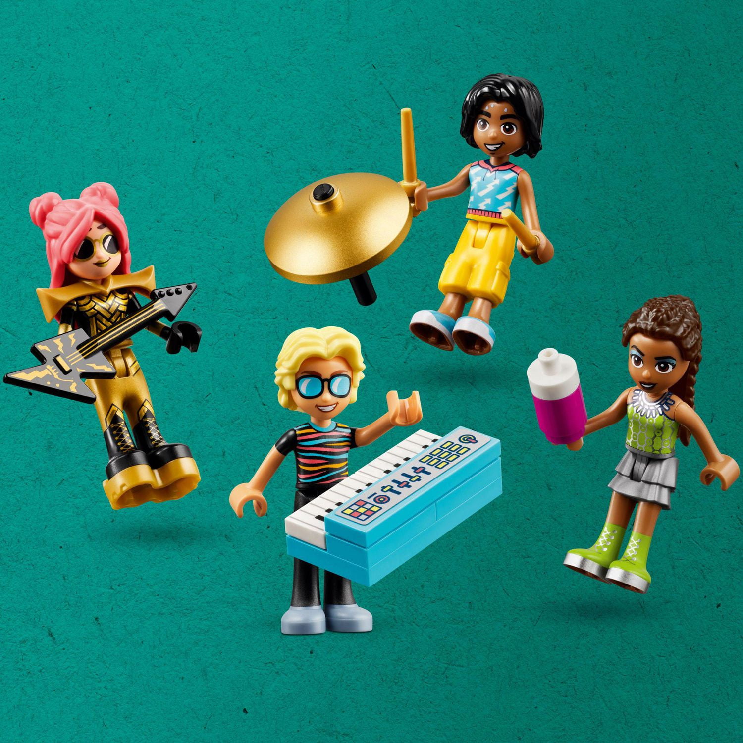 LEGO Friends Heartlake City Music Talent Show Building Kit Social Emotional Musical Toy for Kids to Play Together with 4 Mini Doll Characters Music Gift for 7 Year Old Kids Girls and Boys 42616