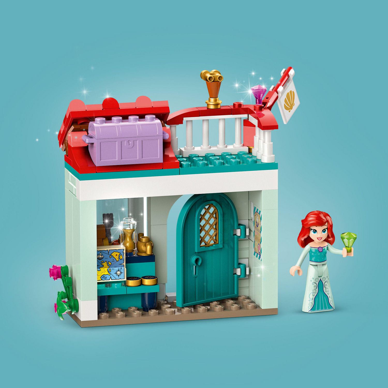 LEGO Disney Princess: Disney Princess Market Adventure, Building