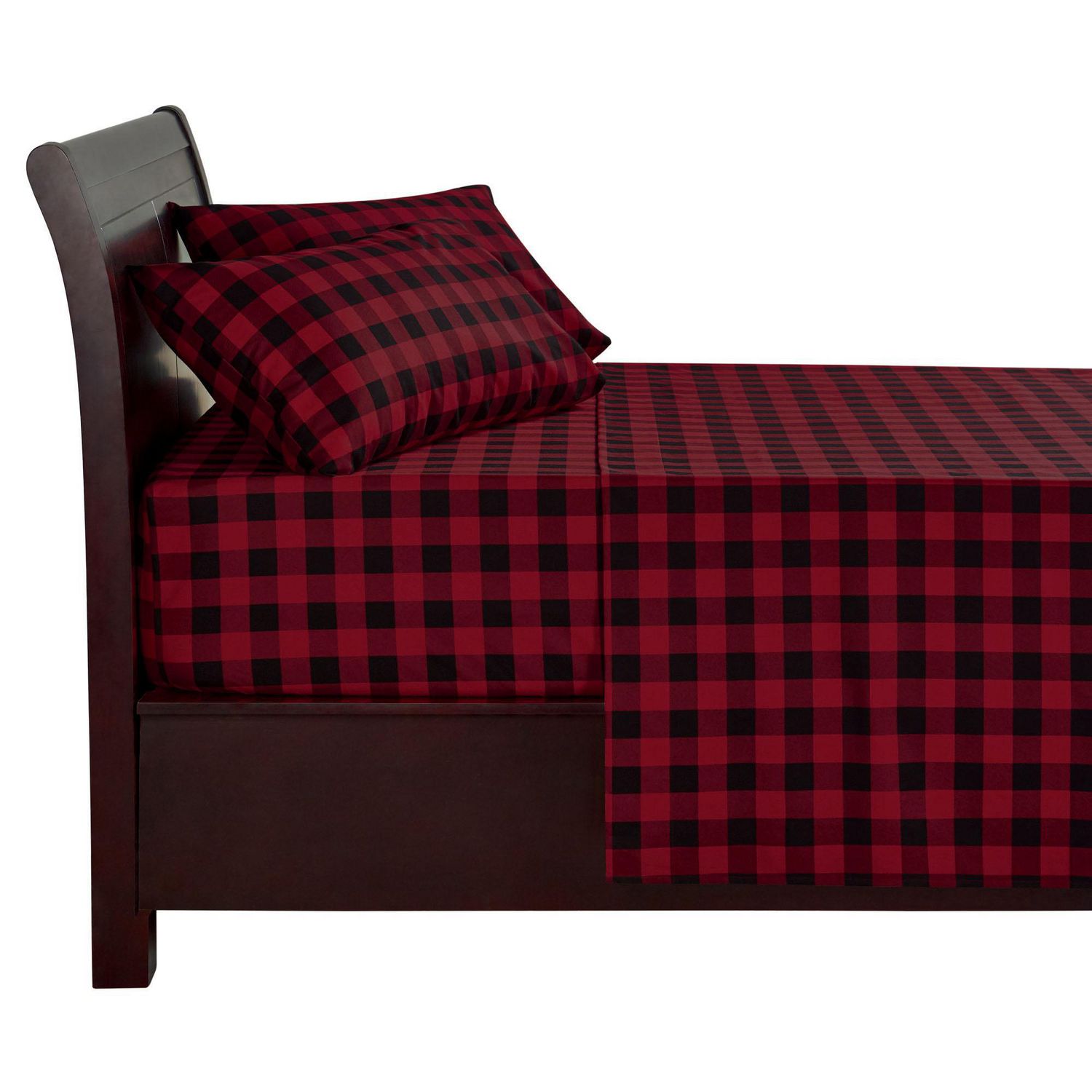 Parure de lit en flanelle douce et chaude pour lit double avec drap-housse  et taies d'oreiller Motif élan d'hiver (Couleur : rose a, taille : double)  : : Cuisine et maison