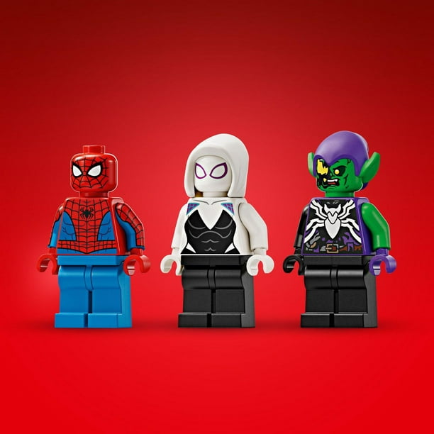 LEGO Super Heroes Marvel La voiture de course de Spider-Man et le Bouffon  vert venomisé 76279 Ensemble de construction (227 pièces) Comprend 227  pièces, 7+ ans 