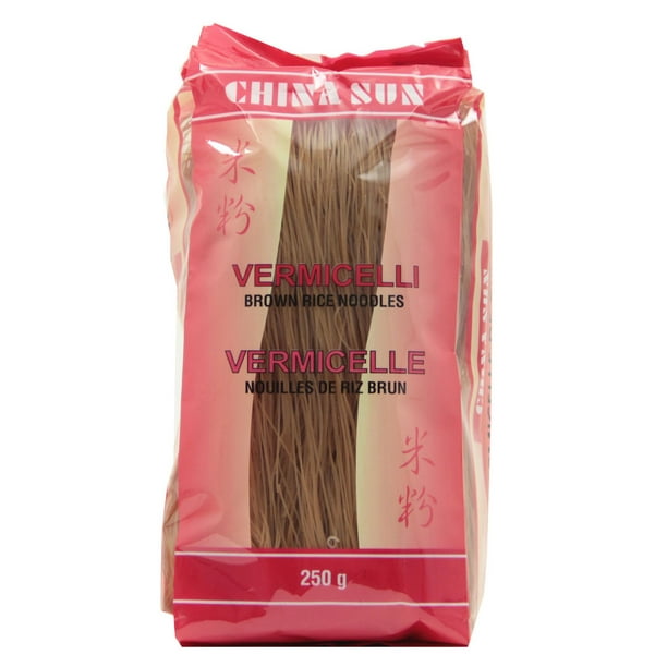 Vermicelles aux nouilles de riz brun China Sun 250 g