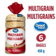 thumbnail image 1 of Bagels multigrains Great Value, 1 of 5