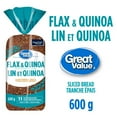 thumbnail image 1 of Pain multigrains aux graines de lin et quinoa Great Value, 1 of 5