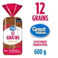 thumbnail image 1 of Pain multigrains 12 grains Great Value, 1 of 5