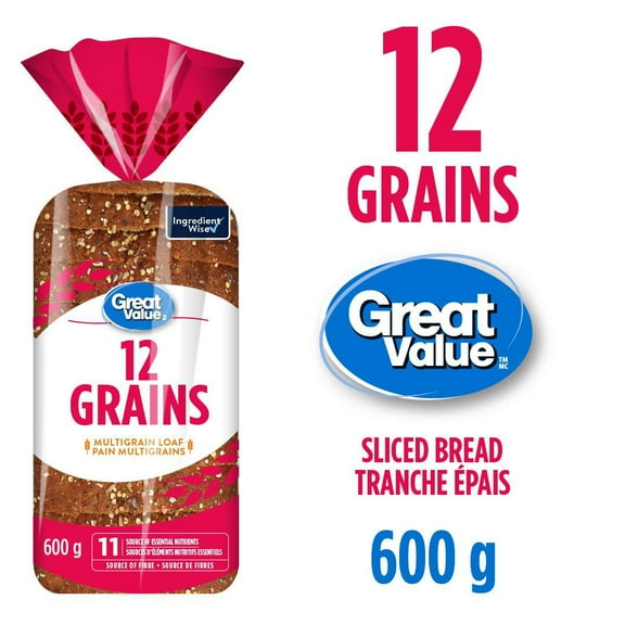 Great Value 12 Grains Multigrain Loaf