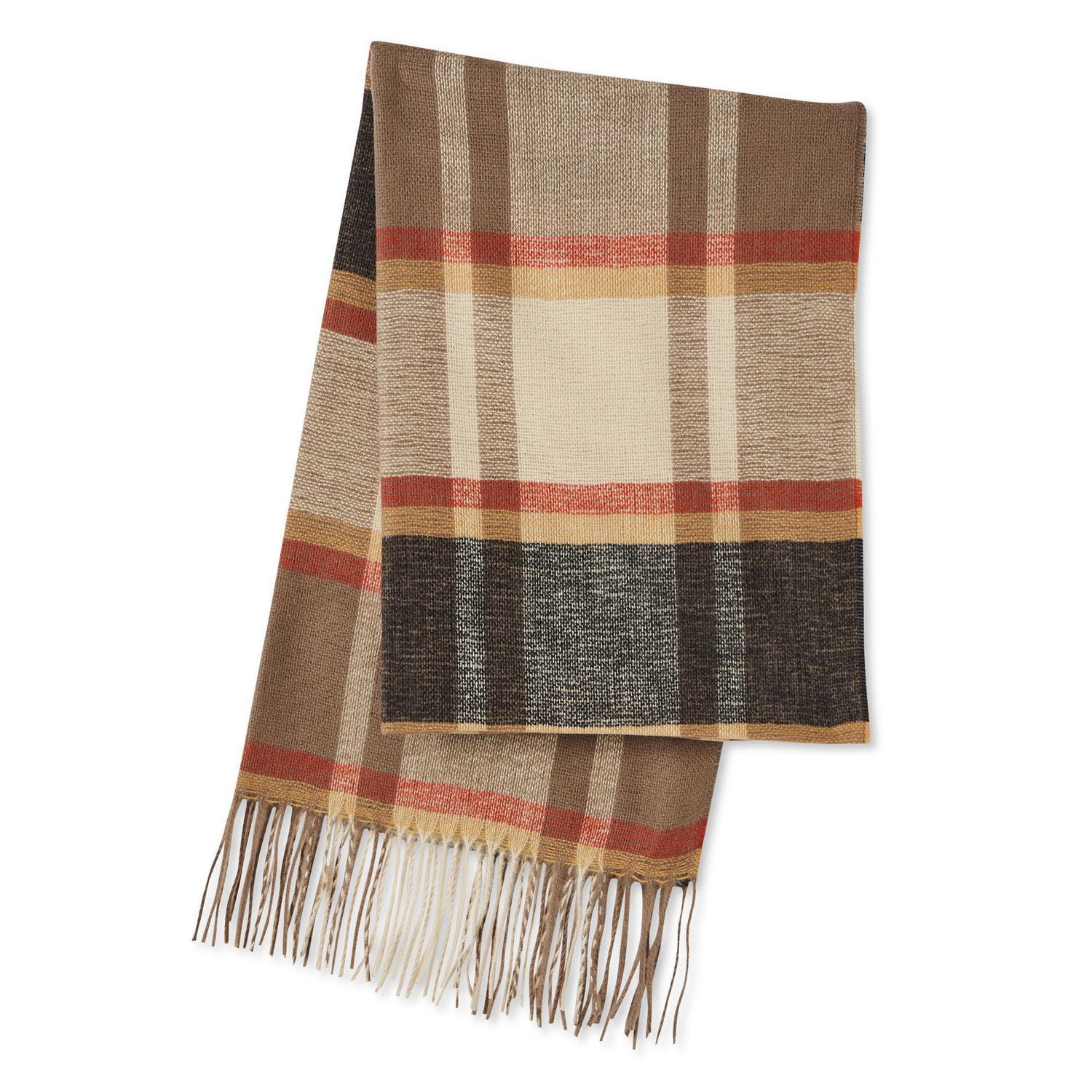 Women's Plaid Blanket Scarf Walmart Canada