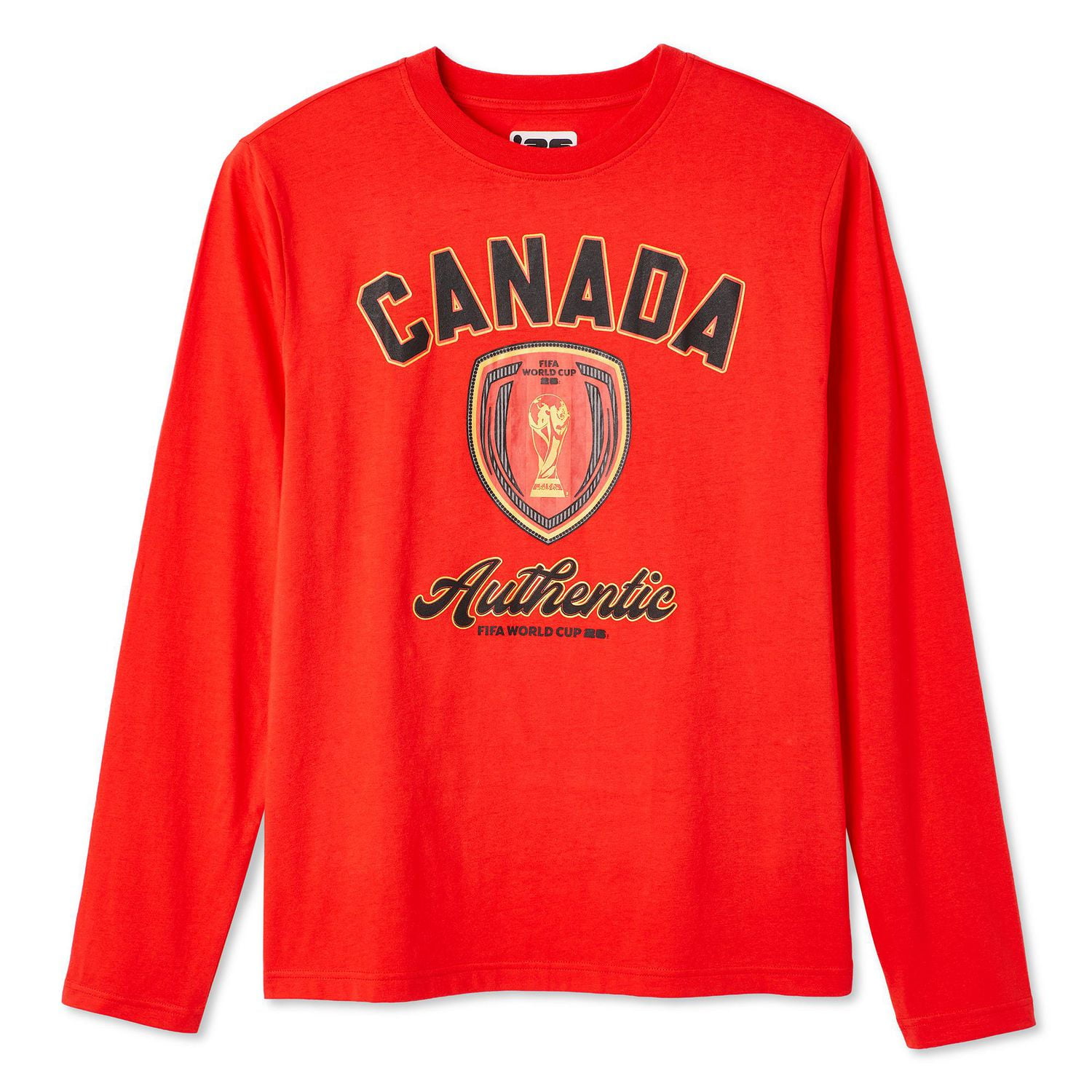 T-shirt à manches longues Canada FIFA pour hommes Tailles P-2XL