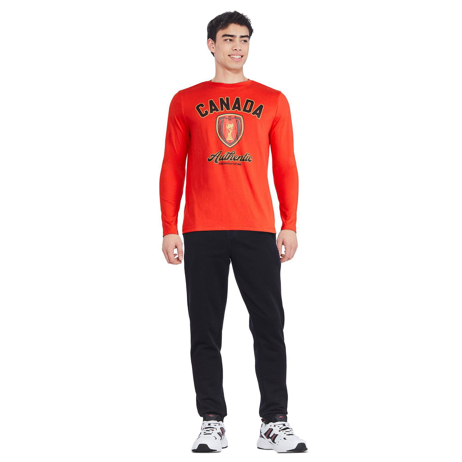 FIFA Men's Canada Long Sleeve Tee, Sizes S-2XL