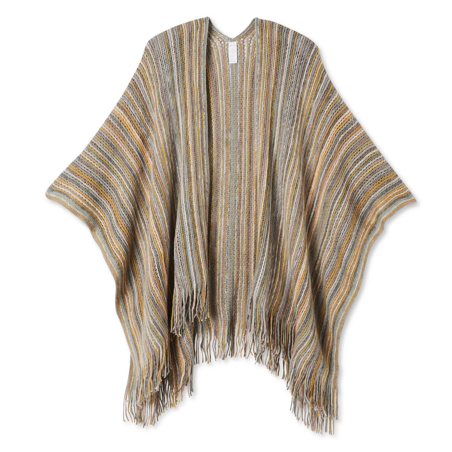 George Women's Fringe Knit Ruana