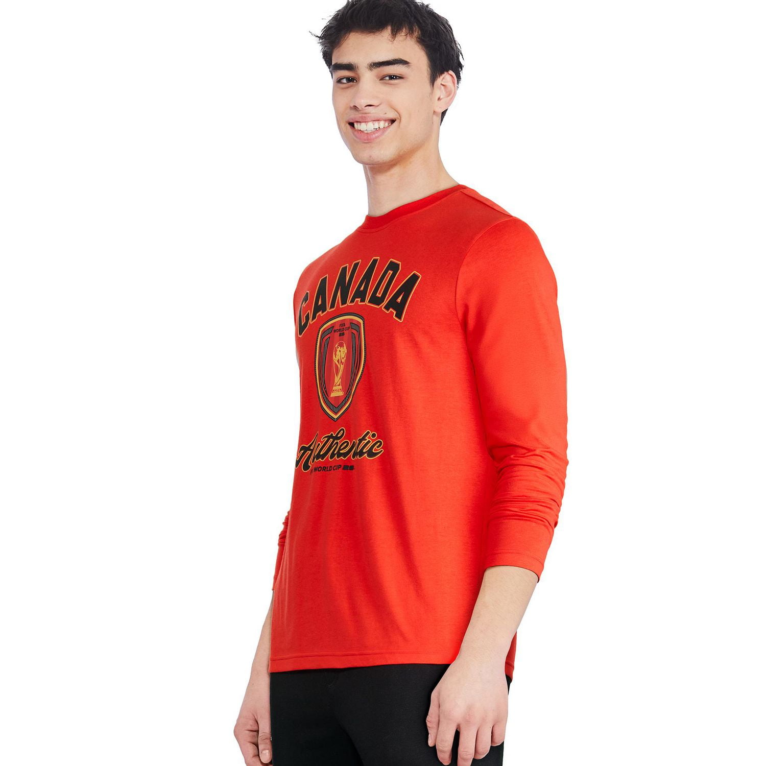 FIFA Men's Canada Long Sleeve Tee, Sizes S-2XL