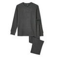 thumbnail image 1 of George Men's Waffle Knit Pajamas 2-Piece Set, 1 of 1