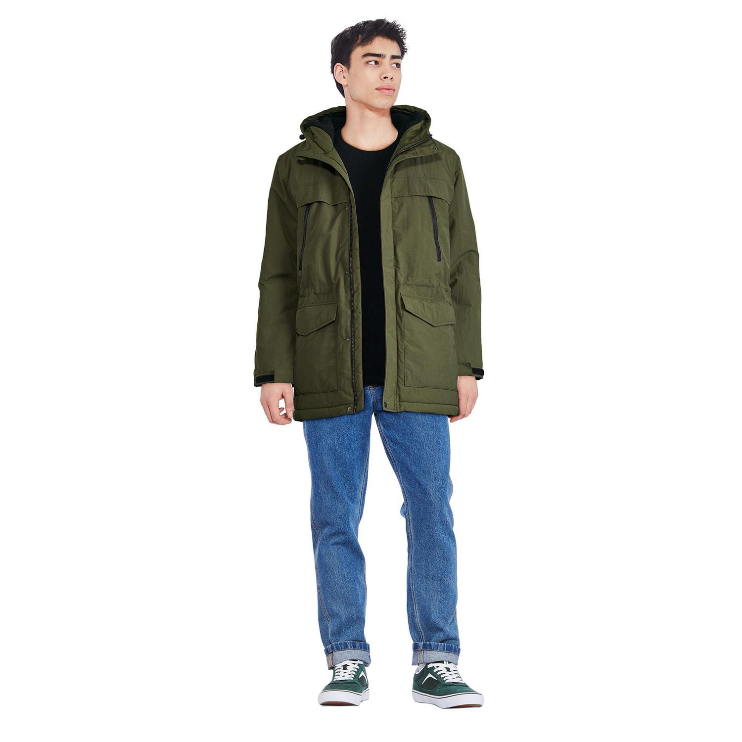 Parka à capuchon George pour hommes