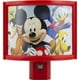 Veilleuse à DEL avec détection du niveau de lumière La Maison de Mickey Disney® de Jasco – image 1 sur 1