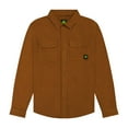 thumbnail image 4 of John Deere Men’s Solid Brushed Twill Long Sleeve Shirt, Size S-XL, 4 of 6