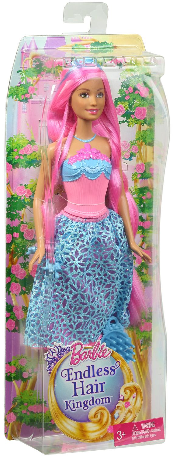 Barbie Endless Hair Kingdom Doll - Blue - Walmart.ca