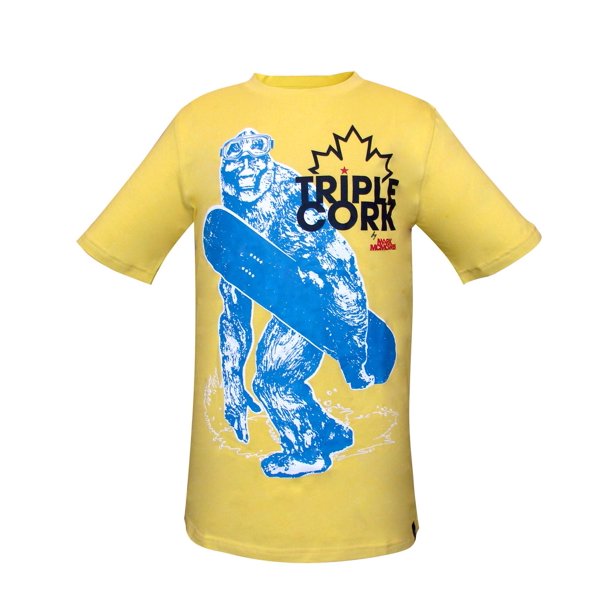 TRIPLE CORK par MARK McMORRIS Tee-shirt graphique pour garçons imprimé "Yeti Planchiste "