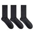 thumbnail image 1 of Secret Little Black Socks Textured Dot/Solid/Damask Crew P3, 1 of 2