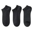 thumbnail image 1 of Secret Little Black Socks Pindot/Solid/Diamond Low Cut P3, 1 of 2