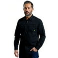 thumbnail image 3 of John Deere Men’s Solid Brushed Twill Long Sleeve Shirt, Size S-XL, 3 of 6