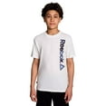 thumbnail image 1 of Boys' Reebok Angled Linear Graphic Tee, 1 of 5