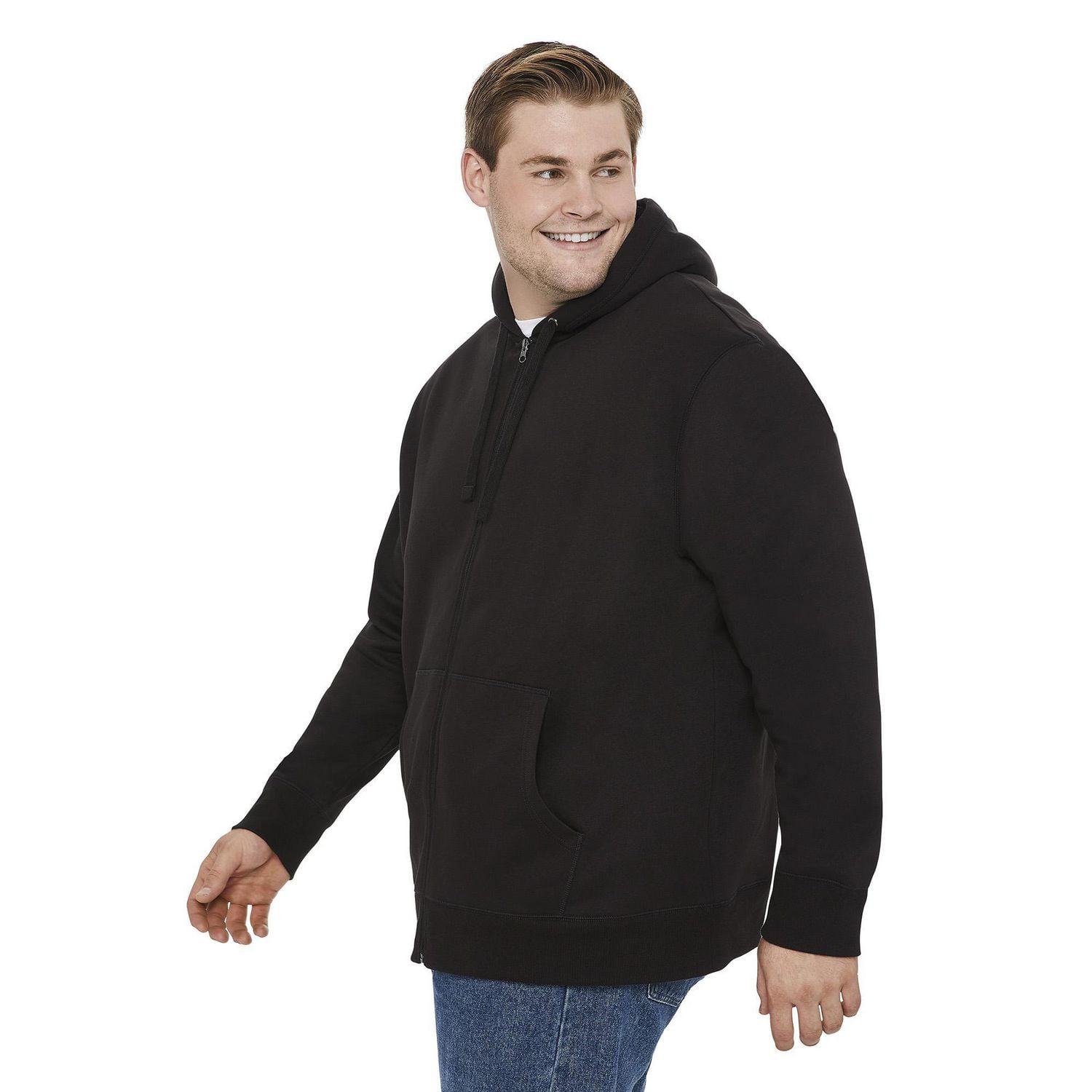 Plain black hot sale hoodie walmart