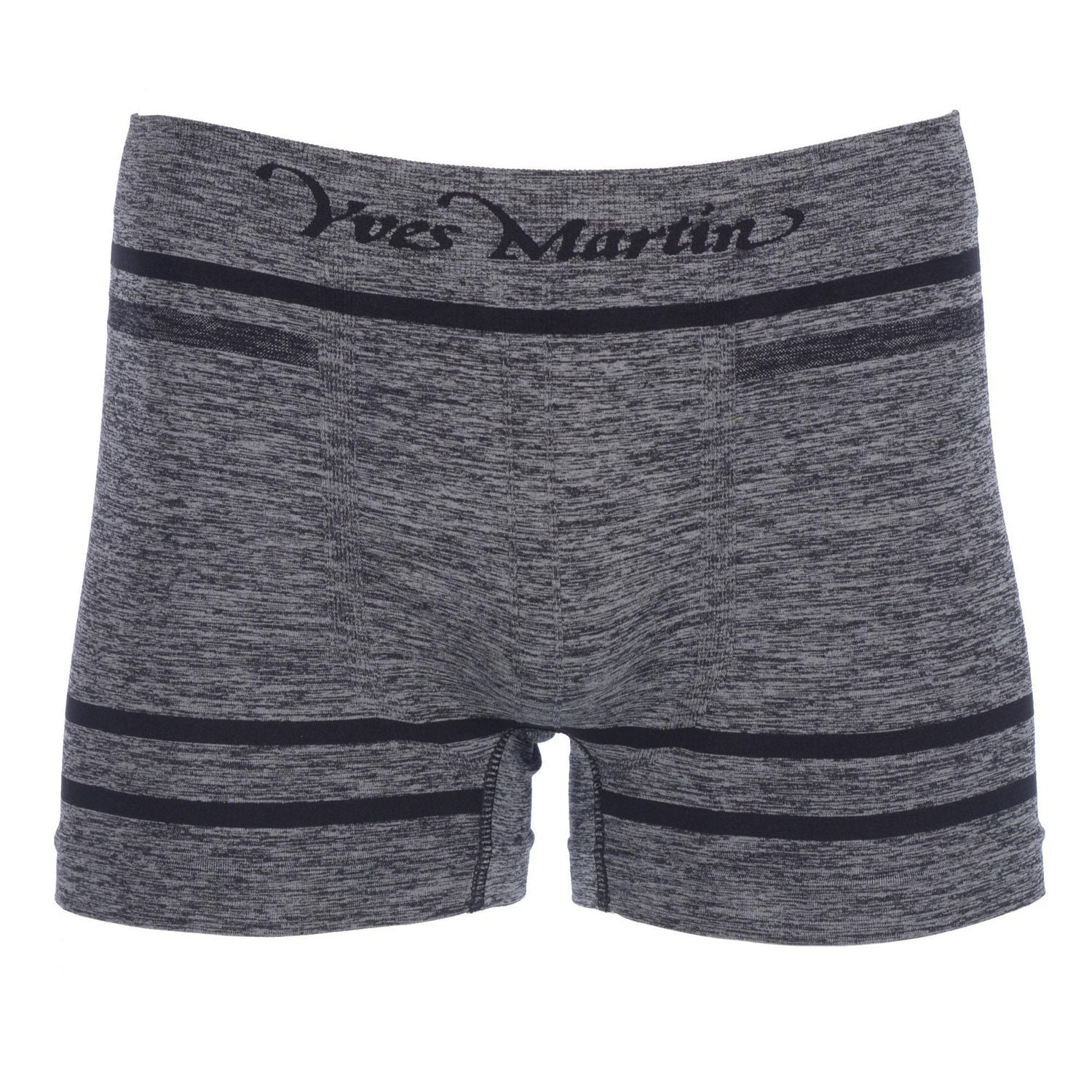 Caleçons boxers Yves Martin sans couture mélange avec rayures pour hommes