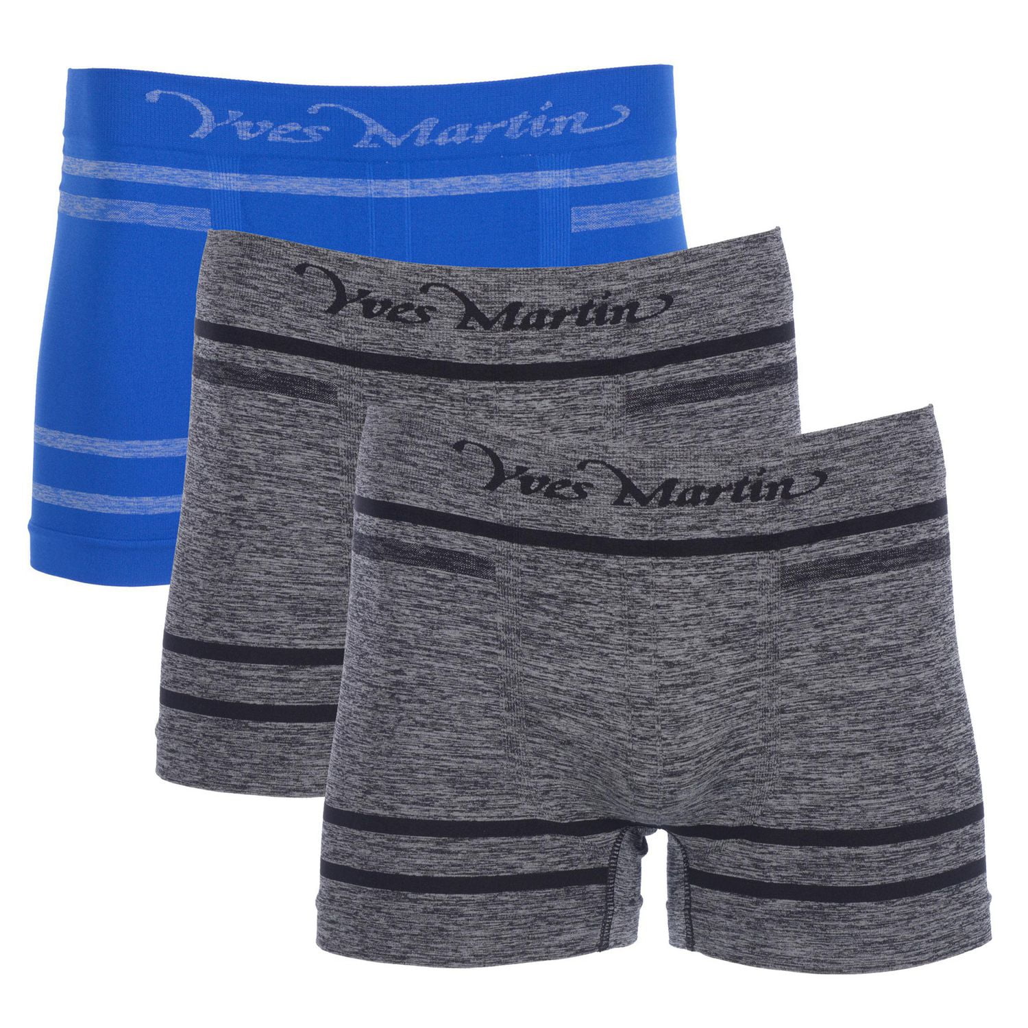 Caleçons boxers Yves Martin sans couture mélange avec rayures pour hommes Walmart Canada