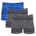 thumbnail image 1 of Yves Martin Men's Seamless Stripe Heather Trunks, 1 of 3