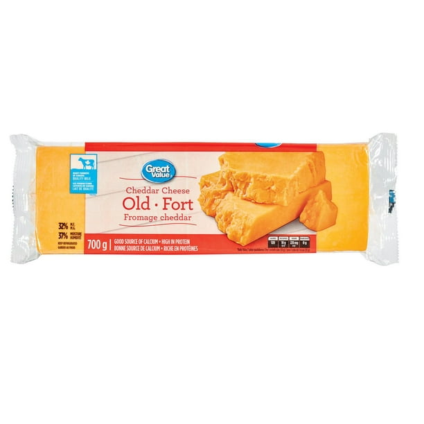 Great Value Old Cheddar Cheese, 700 g Walmart.ca