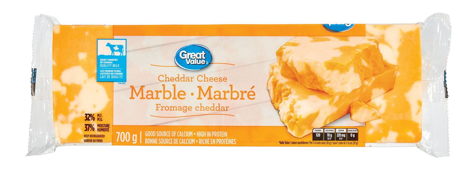Great Value Marble Cheddar Cheese Walmart Canada
