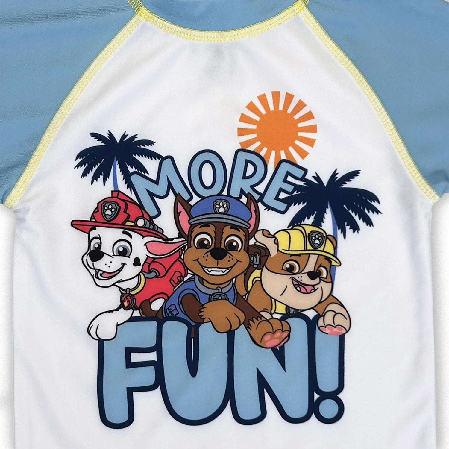Paw Patrol Toddler Boys long sleeve rash guard top