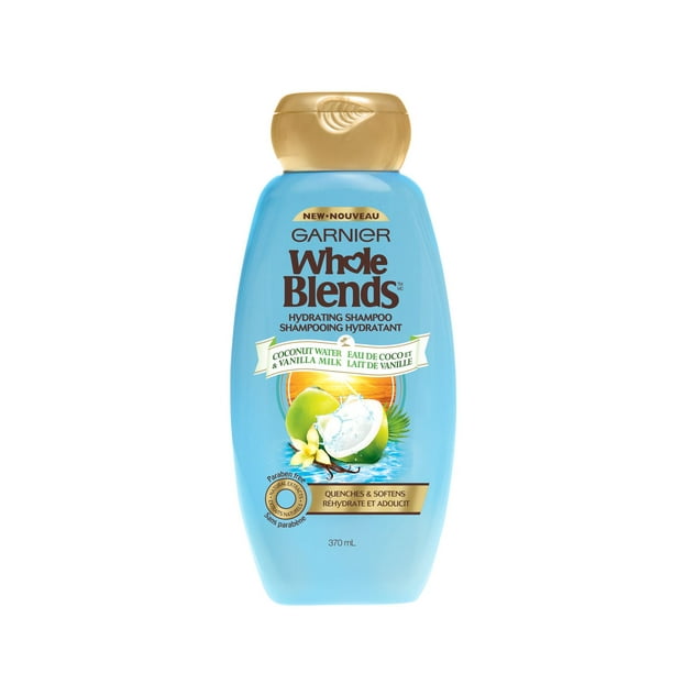 Garnier Whole Blends Coconut Water & Vanilla Milk Hydrating Shampoo, 370 ml