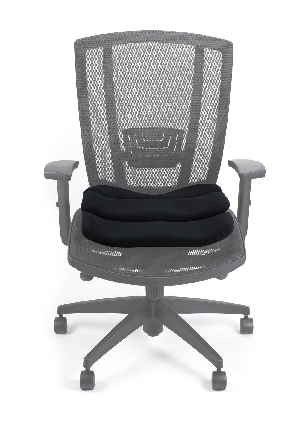 Obus Contoured Seat Cushion Gray (Bagged)