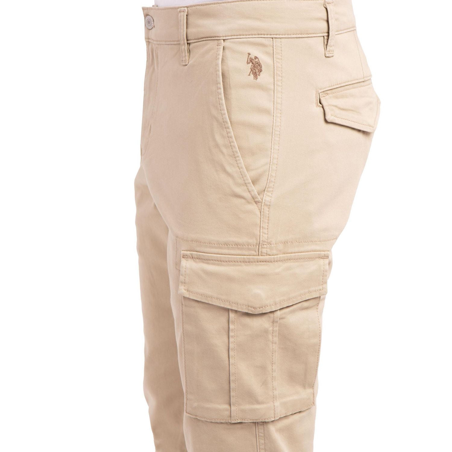 U.S. POLO ASSN Men's Stretch Twill Cargo