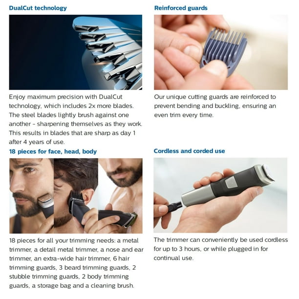 Philips MG5750/18 Multigroom 5000 Series Men's Trimmer