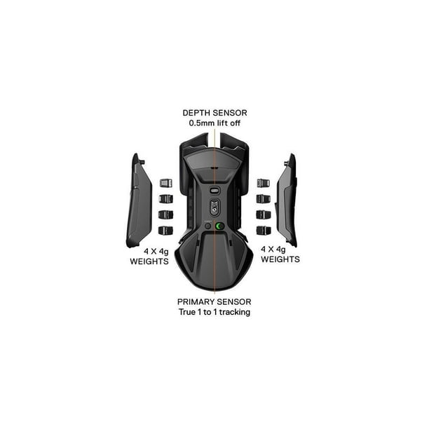 SteelSeries-Souris de jeu sans fil Rival 650, avec capteur optique