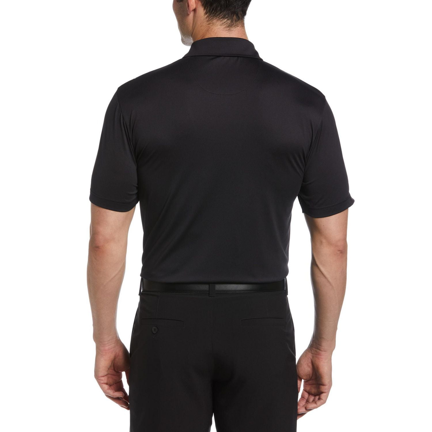 Ben Hogan Polo de golf à imprimé géométrique délavé pour homme