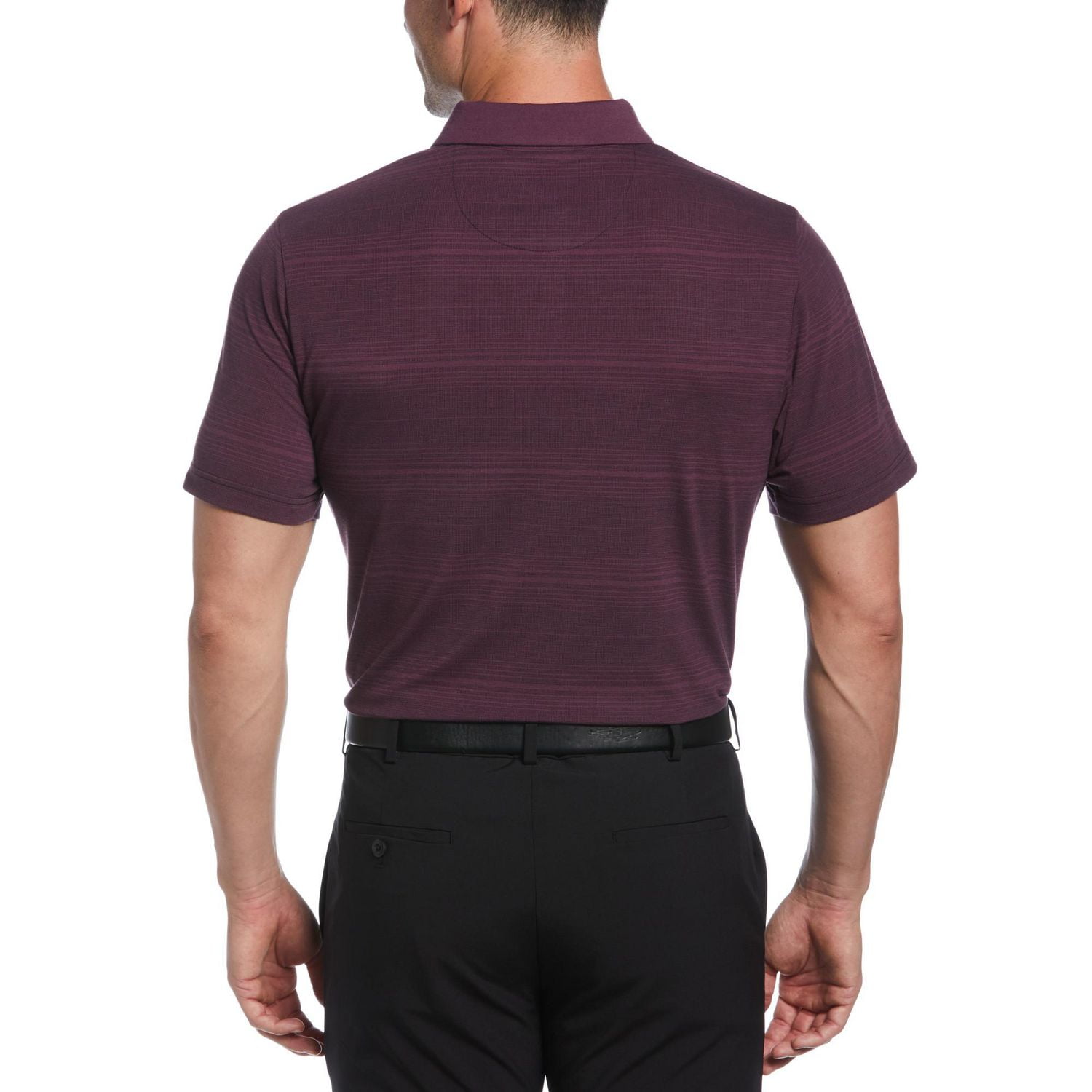 Ben Hogan Polo de golf rayé pour homme