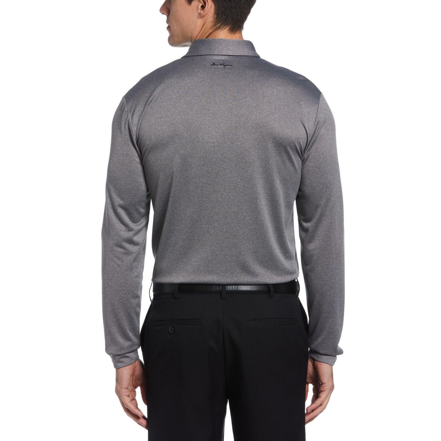 Ben Hogan Polo de golf ottoman à manches longues pour homme