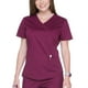 Chemise enveloppe d’uniforme médical Core Essentials de Scrubstar pour femmes en popeline stretch – image 1 sur 2