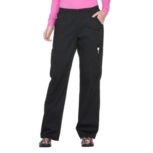 Pantalon d’uniforme médical à taille élastique Core Essentials de Scrubstar pour femmes en Popeline Stretch