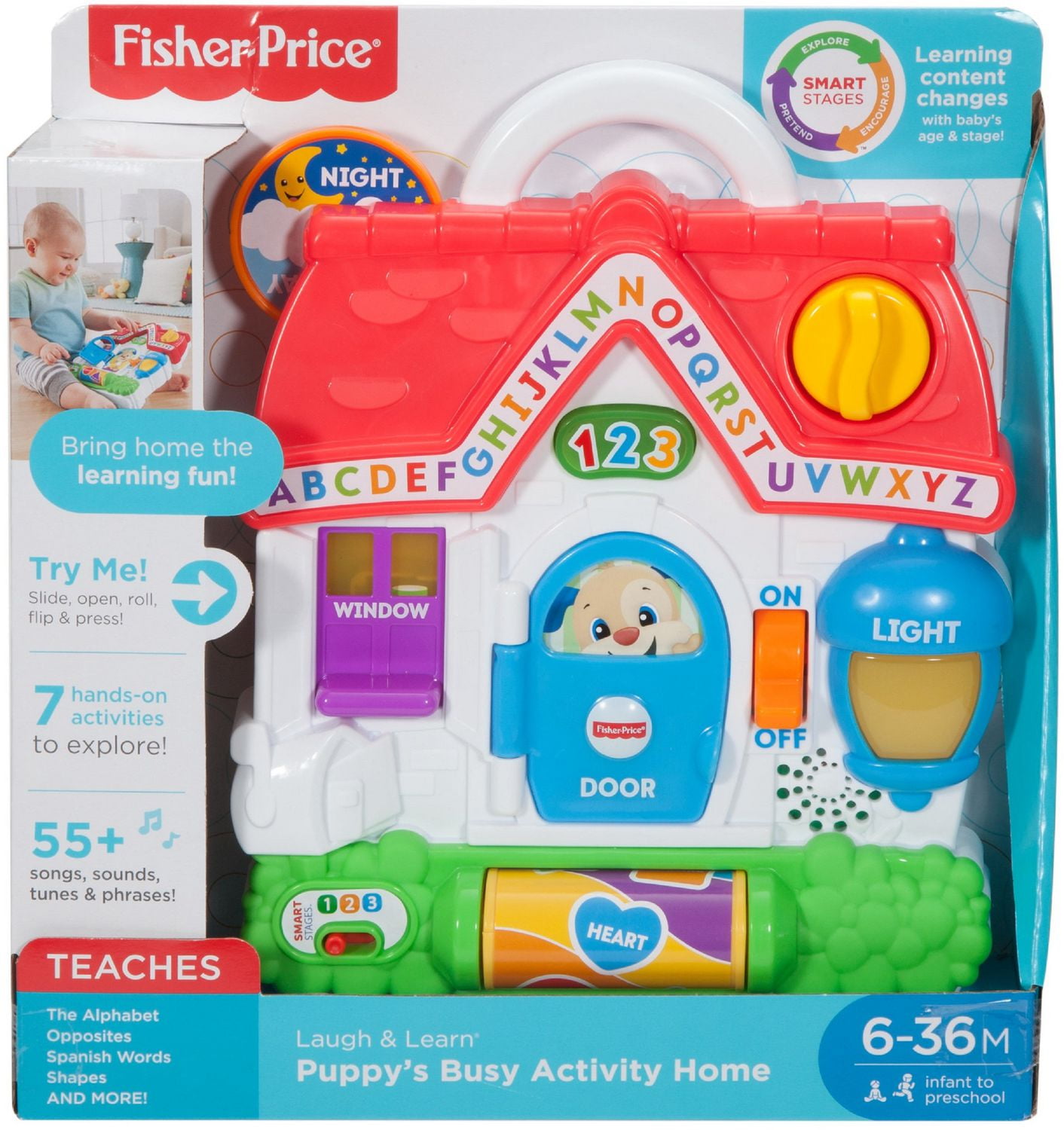 Laugh Learn Puppy s Busy Activity Home Walmart
