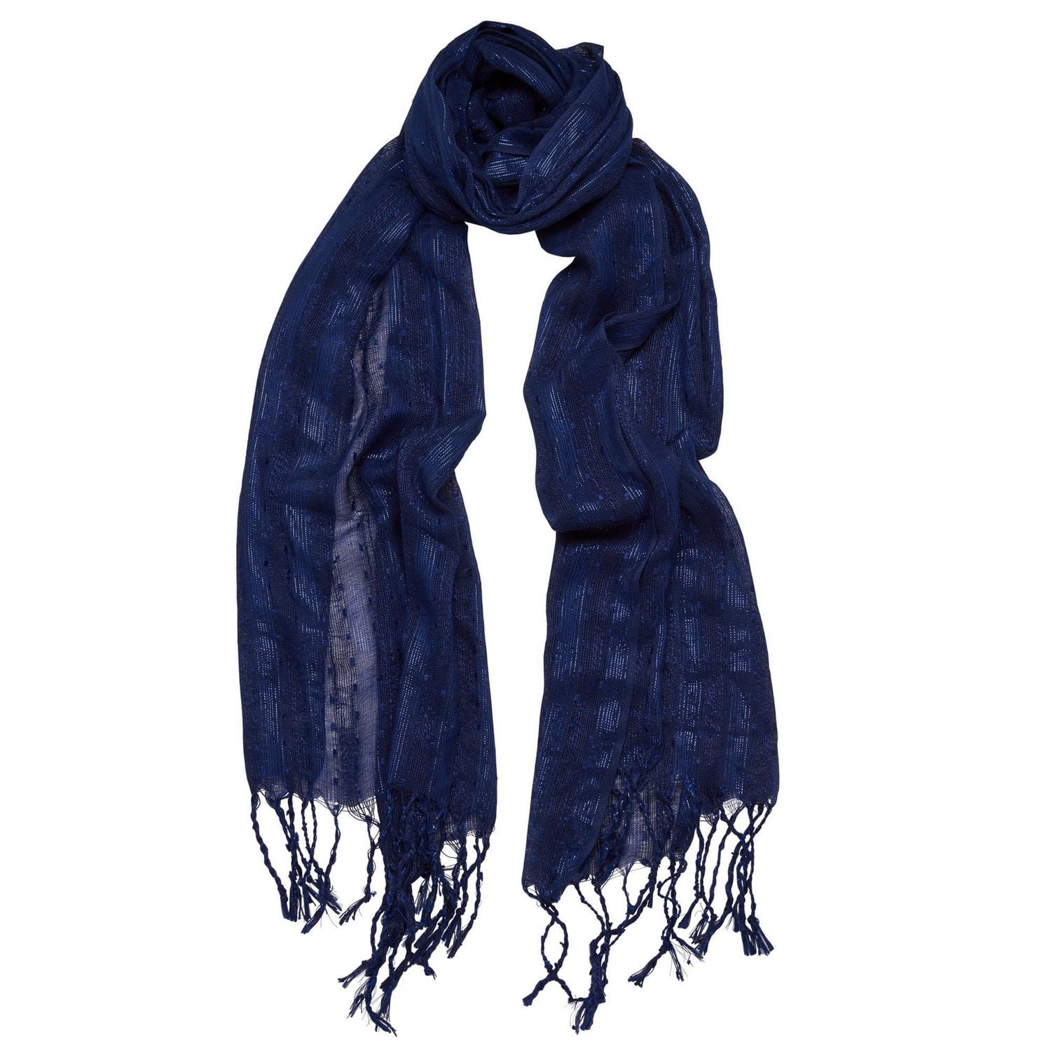 Echarpe Fourrure Unie Lurex George